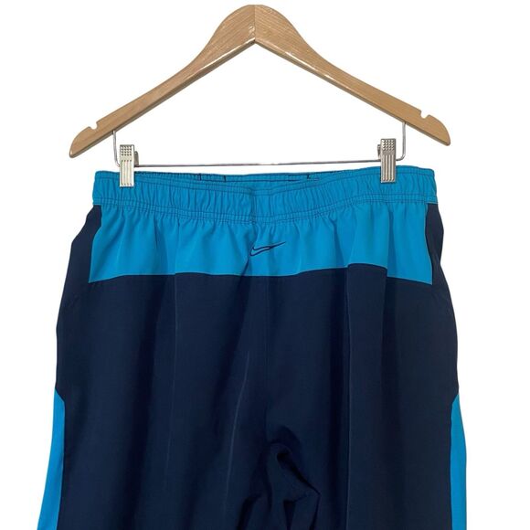 Nike Mens Size XL Repel Swim Trunks Board Shorts Elastic Waist Drawstring Blue - Picture 7 of 9